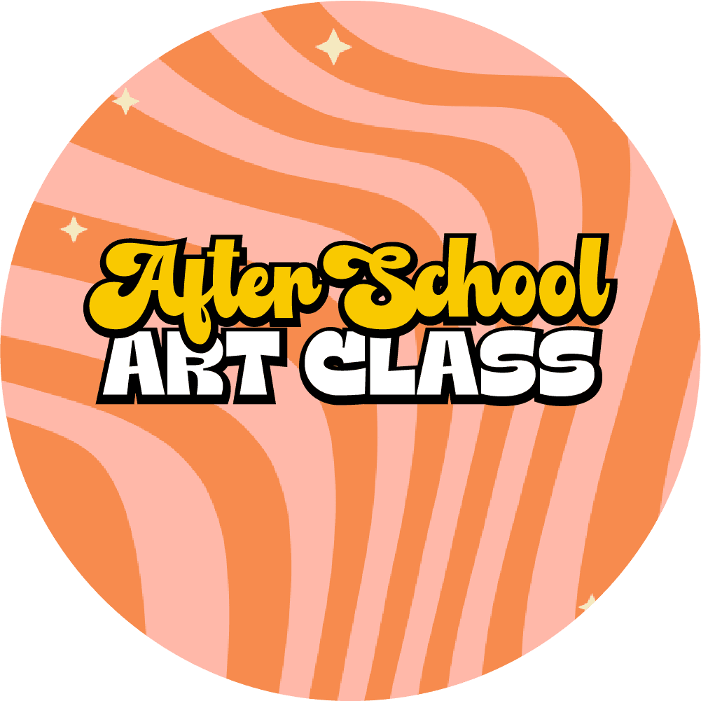 After school art class badge